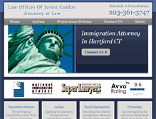 Tablet Screenshot of jconlonlaw.com